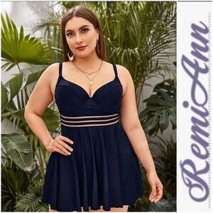 Plus Cut Out Underwire Bikini Swimsuit